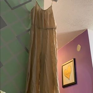 Calf length jumpsuit